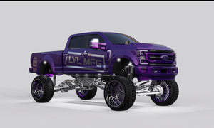 2017+ Ford F250 LVL MFG 20” Full Cradle Long Arm 4-Link Kit