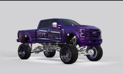 2017+ Ford F250 LVL MFG 20” Full Cradle Long Arm 4-Link Kit